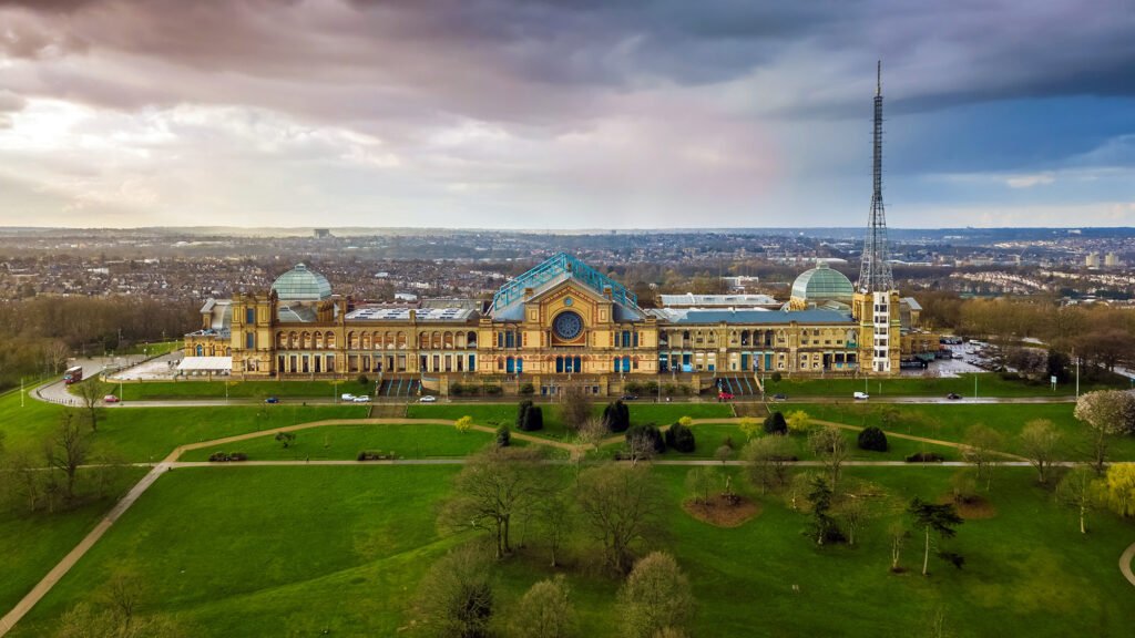 Aerial View of Alexandra Palace